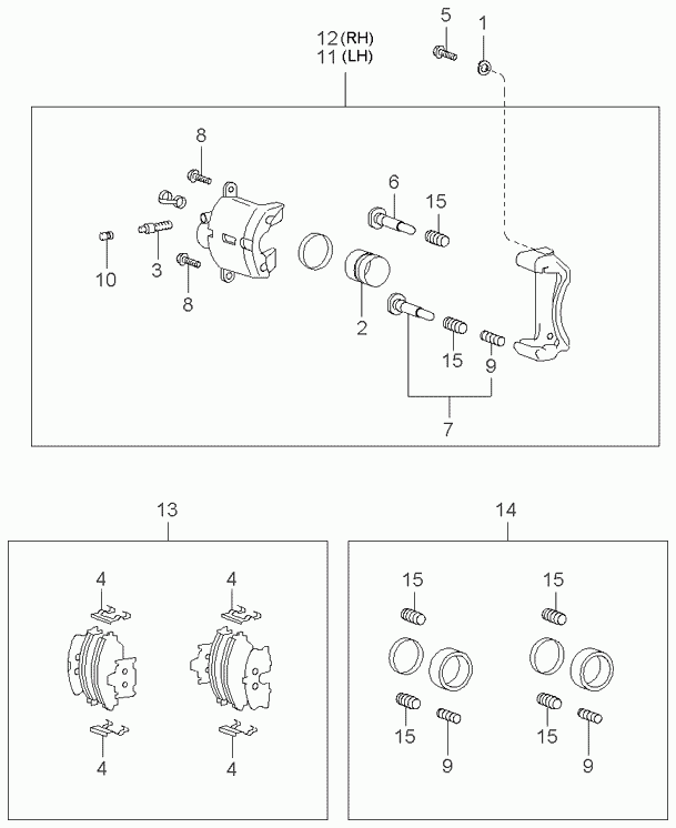 Hyundai 58101-3CA80 - Комплект спирачно феродо, дискови спирачки vvparts.bg