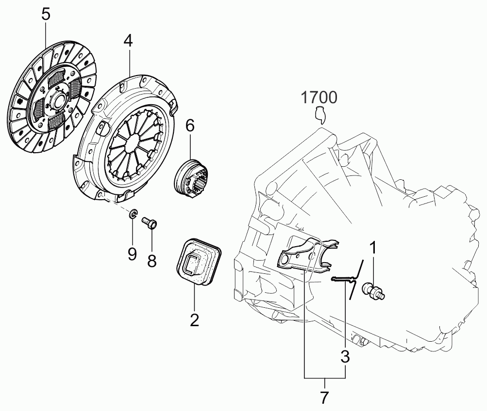 KIA 0K30C-16-460 - Диск на съединителя vvparts.bg