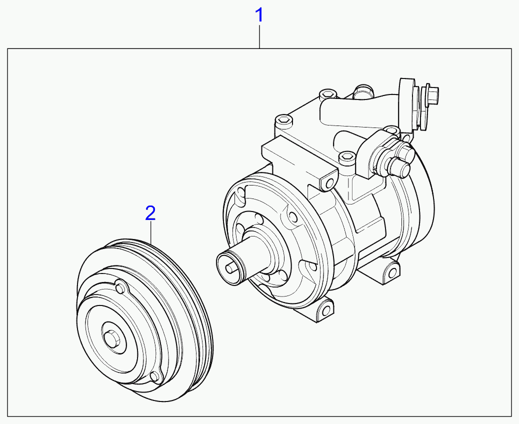 KIA 0K2A2-61-450 - Компресор, климатизация vvparts.bg