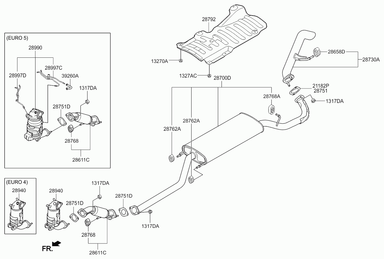 KIA 28768-44000 - Hanger vvparts.bg