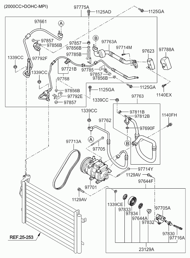 KIA 97701-1H300 - Компресор, климатизация vvparts.bg