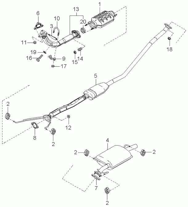 MAZDA 0K240-40-305 - Уплътнение, изпускателни тръби vvparts.bg