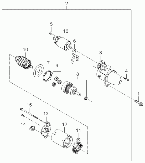 Hyundai 3610025020 - Стартер vvparts.bg