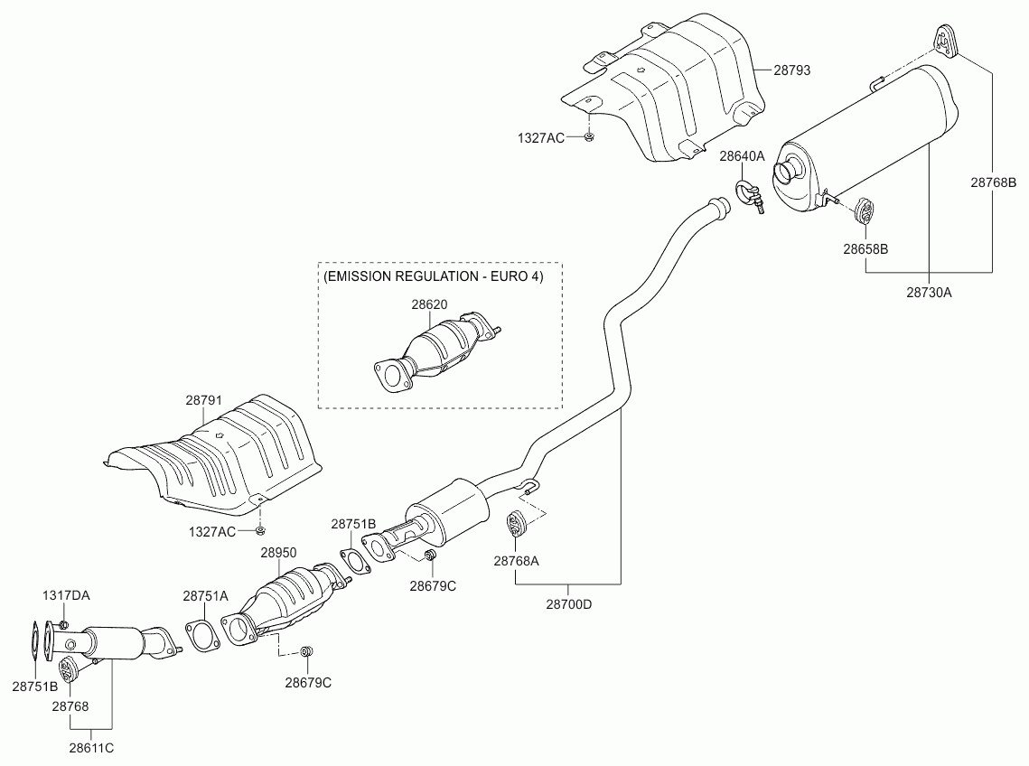 DAEWOO 2876826000 - Държач, гърне vvparts.bg