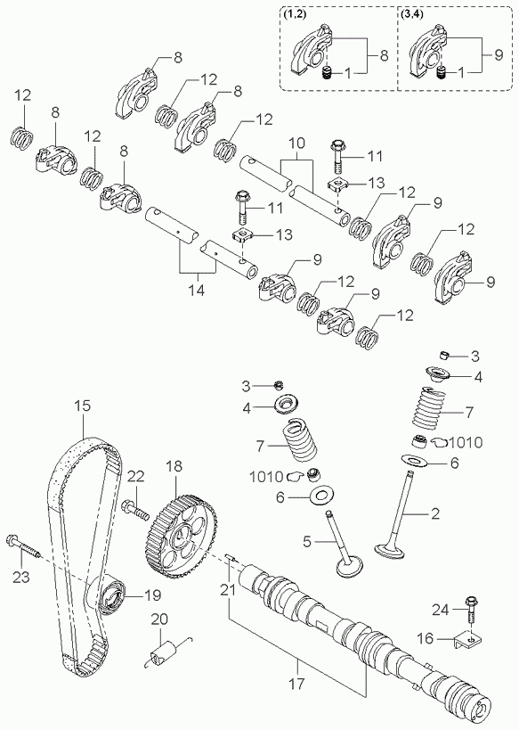 Buessing KK350-12-205 - Ангренажен ремък vvparts.bg