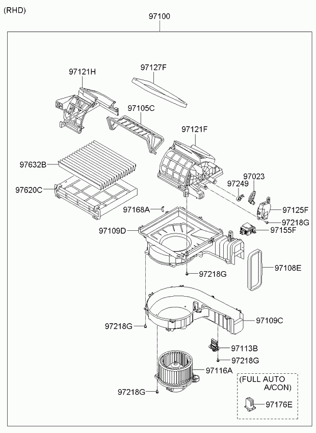 KIA 97133-2G000 - Филтър купе (поленов филтър) vvparts.bg