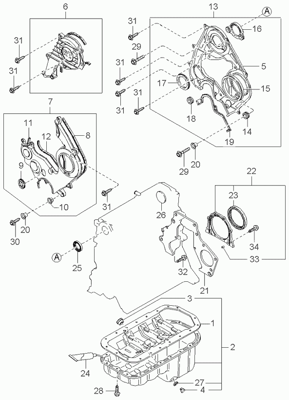 KIA KKY01 12 602 - Семеринг, разпределителен вал vvparts.bg