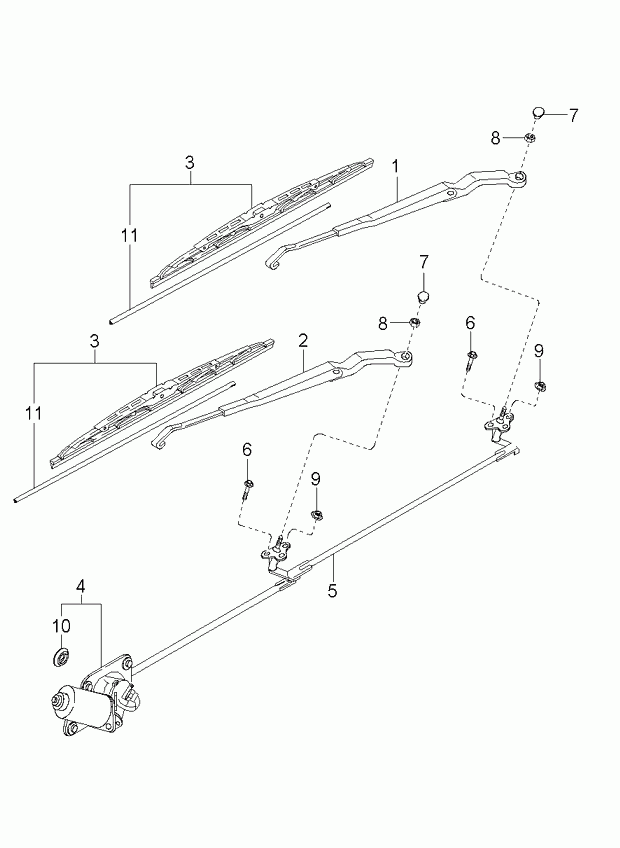 KIA MDX5067330A - Перо на чистачка vvparts.bg