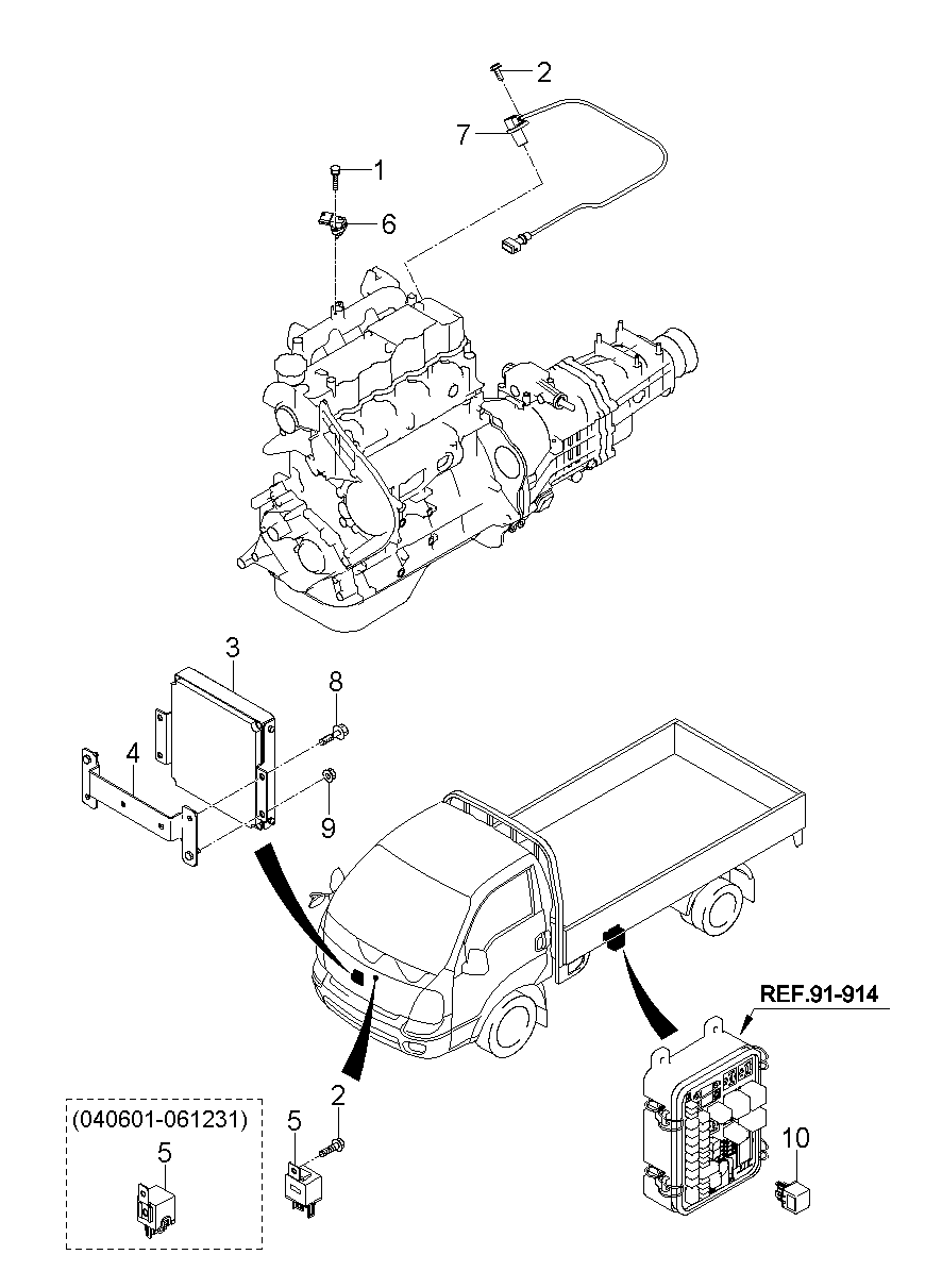 KIA 39160-3X100 - Реле, работен ток vvparts.bg