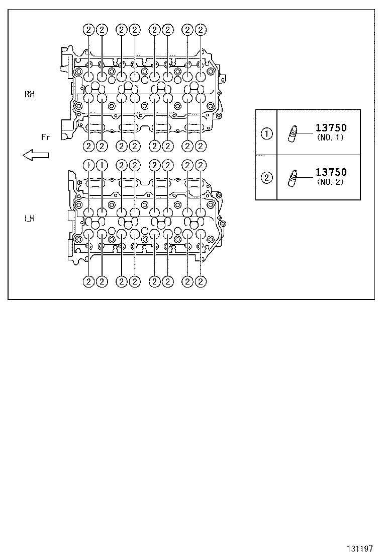 LEXUS 1375031010 - Повдигач на клапан vvparts.bg