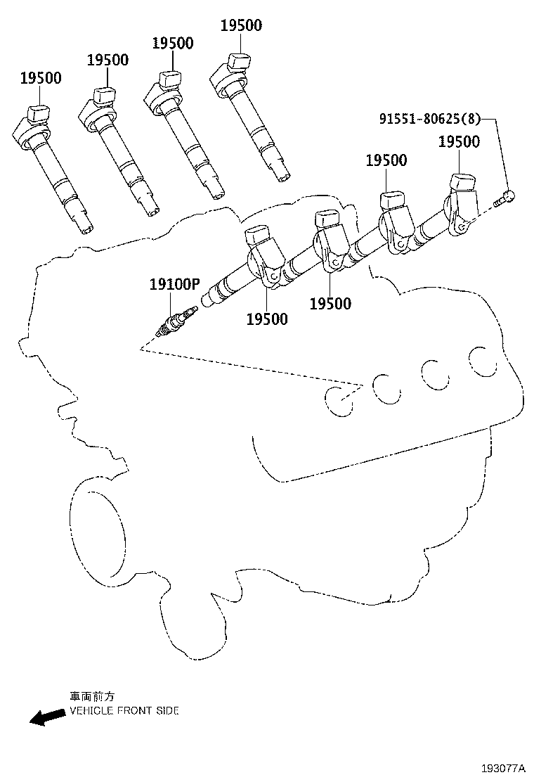 Daihatsu 90919-01191 - Запалителна свещ vvparts.bg