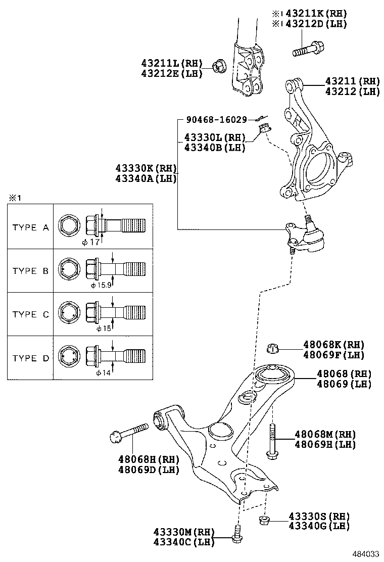 WIESMANN 48068-42060 - Носач, окачване на колелата vvparts.bg