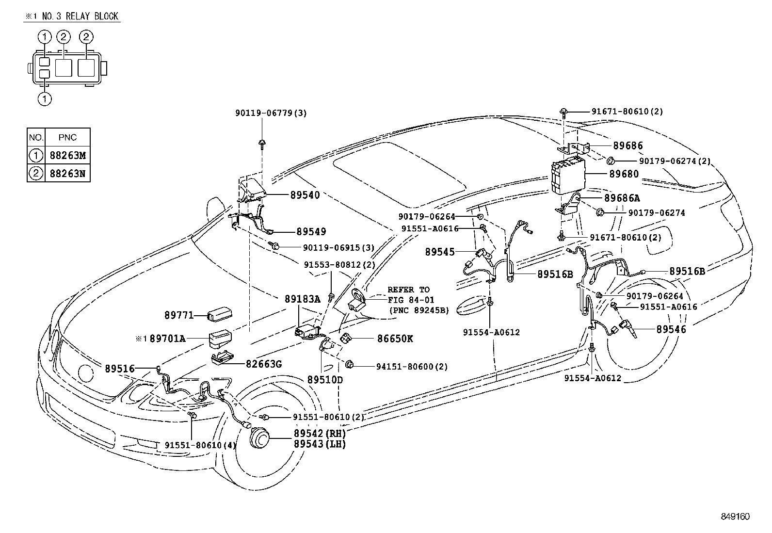 TOYOTA 88263-32070 - Реле, интервал на чистачките vvparts.bg