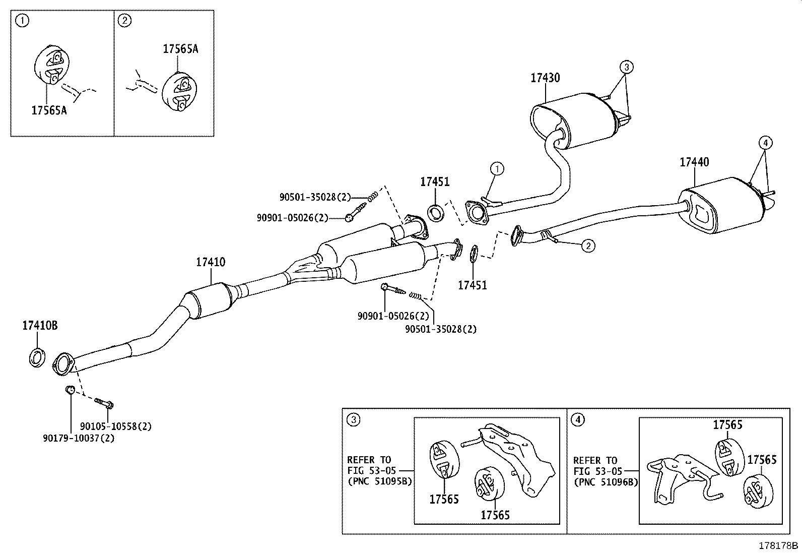 TOYOTA 1756528010 - Лагерна втулка, стабилизатор vvparts.bg