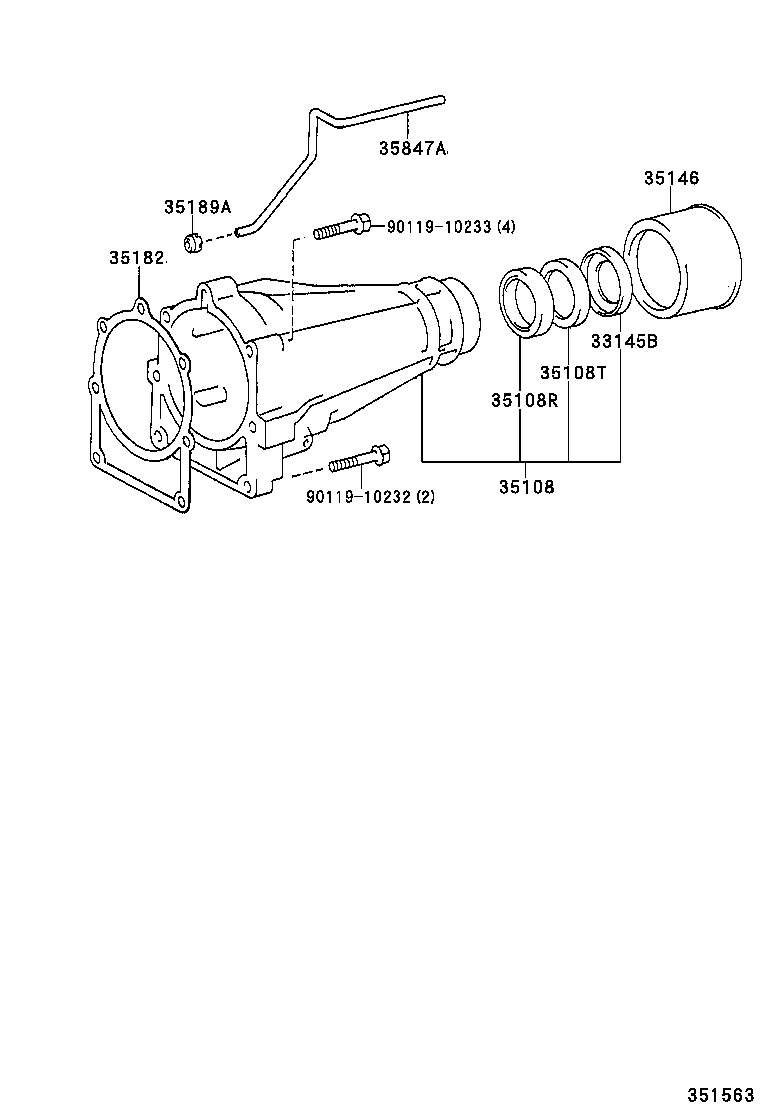 TOYOTA 9031138032 - Семеринг, раздатъчна кутия vvparts.bg