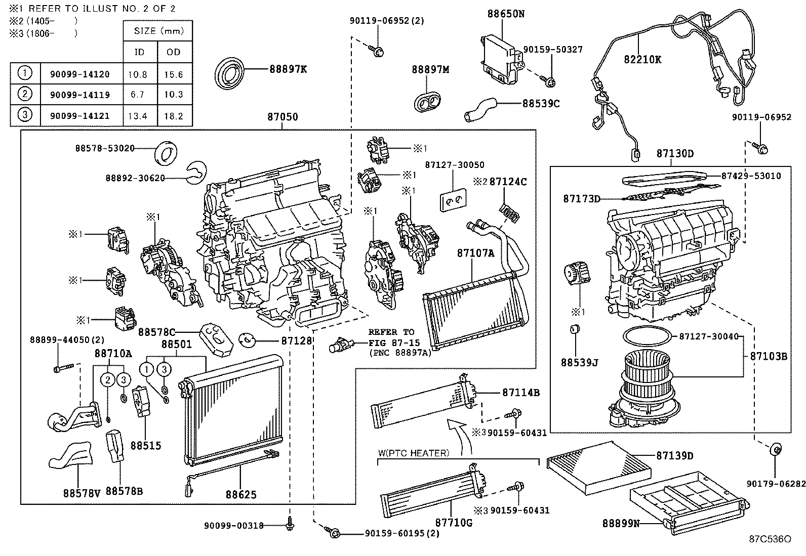 TOYOTA 8713930100 - Филтър купе (поленов филтър) vvparts.bg