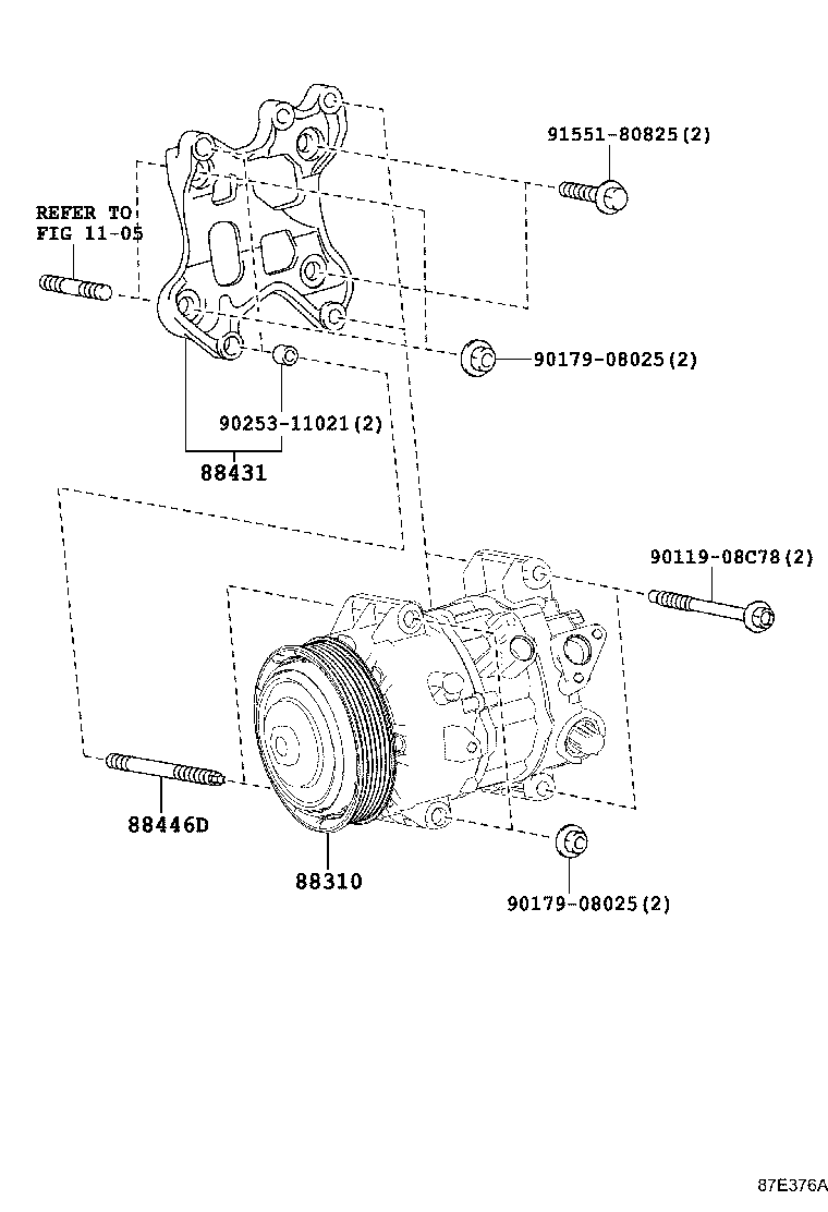 LEXUS 8831078011 - Компресор, климатизация vvparts.bg