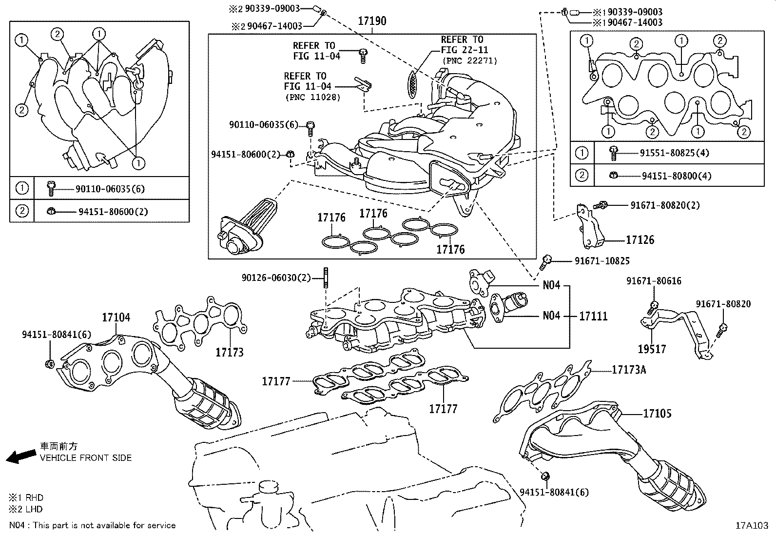 TOYOTA 1714031120 - Катализатор vvparts.bg