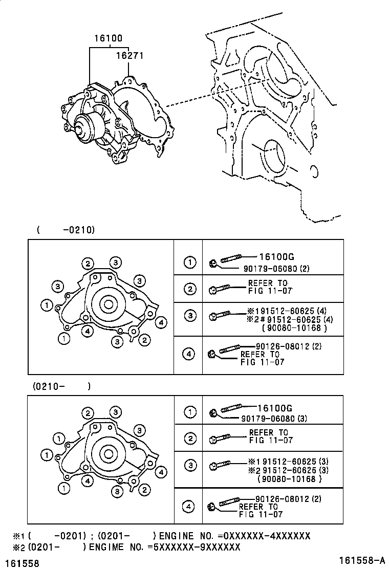 TOYOTA 16100-29085 - Водна помпа vvparts.bg