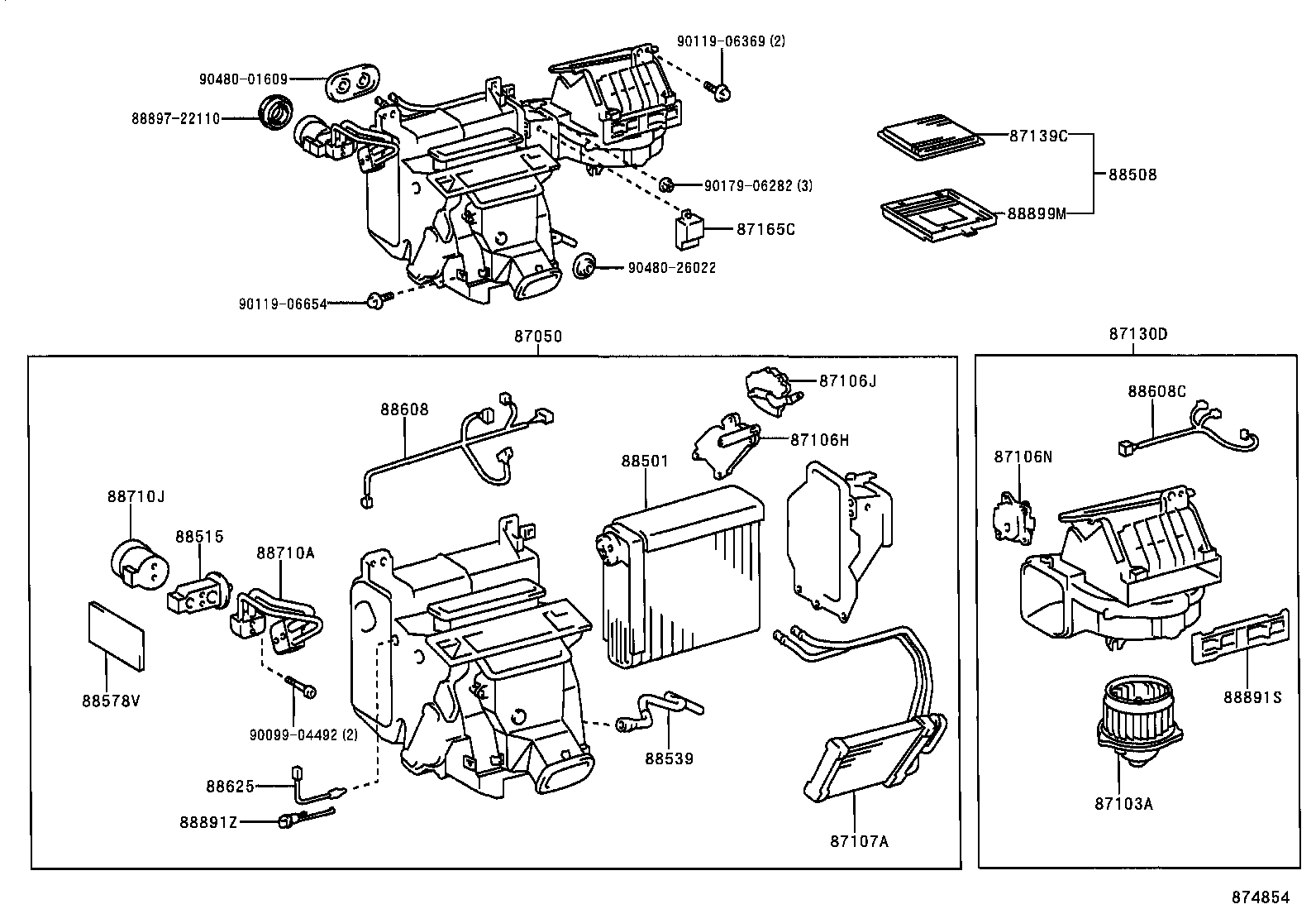 Opel 87139-48020 - Филтър купе (поленов филтър) vvparts.bg