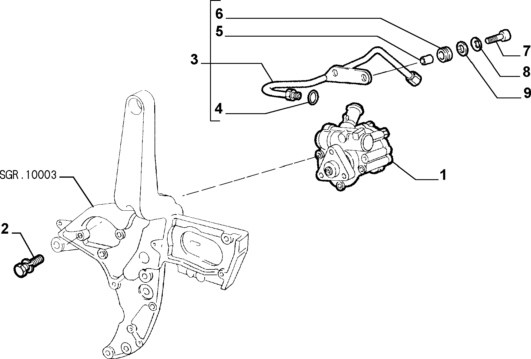 Alfarome/Fiat/Lanci 46442644 - Хидравлична помпа, кормилно управление vvparts.bg