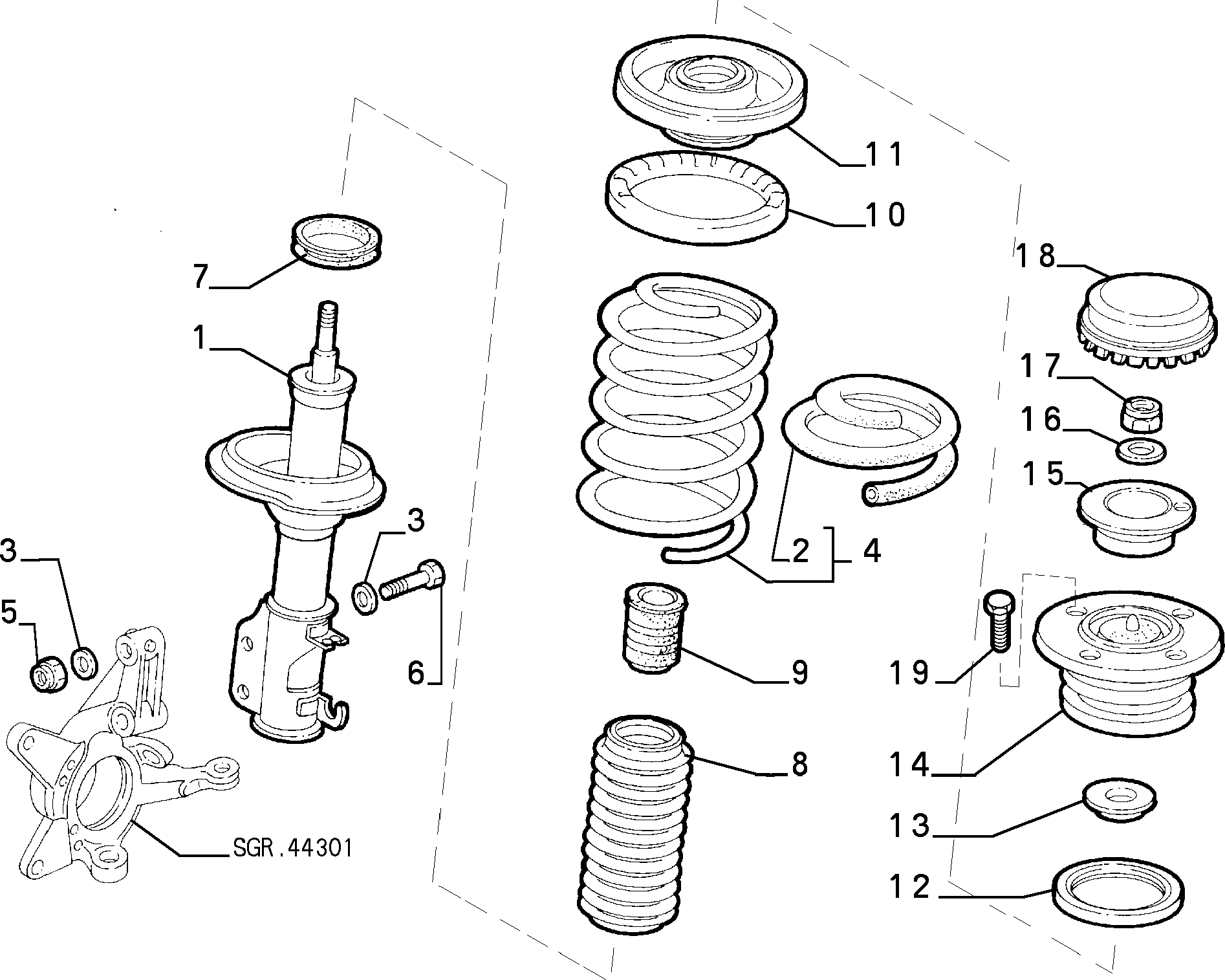 TOYOTA 46468545 - Амортисьор vvparts.bg