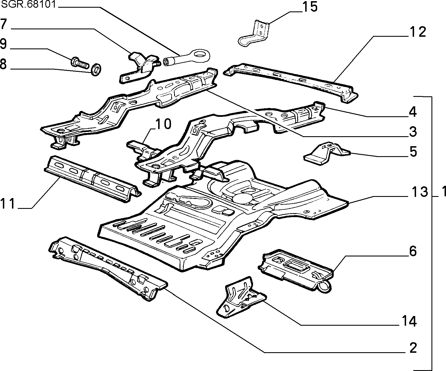 Lancia 12 647 021 - Подложна шайба vvparts.bg