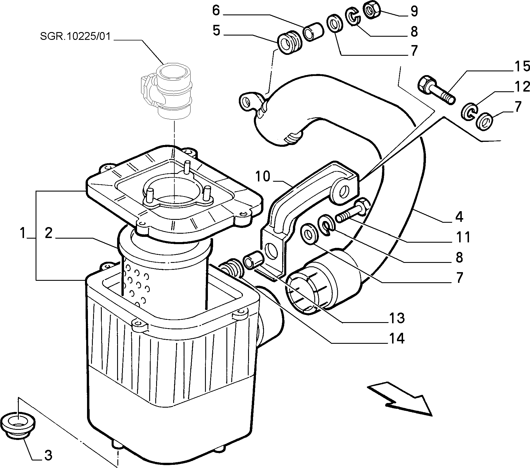 FIAT 71736123 - Въздушен филтър vvparts.bg