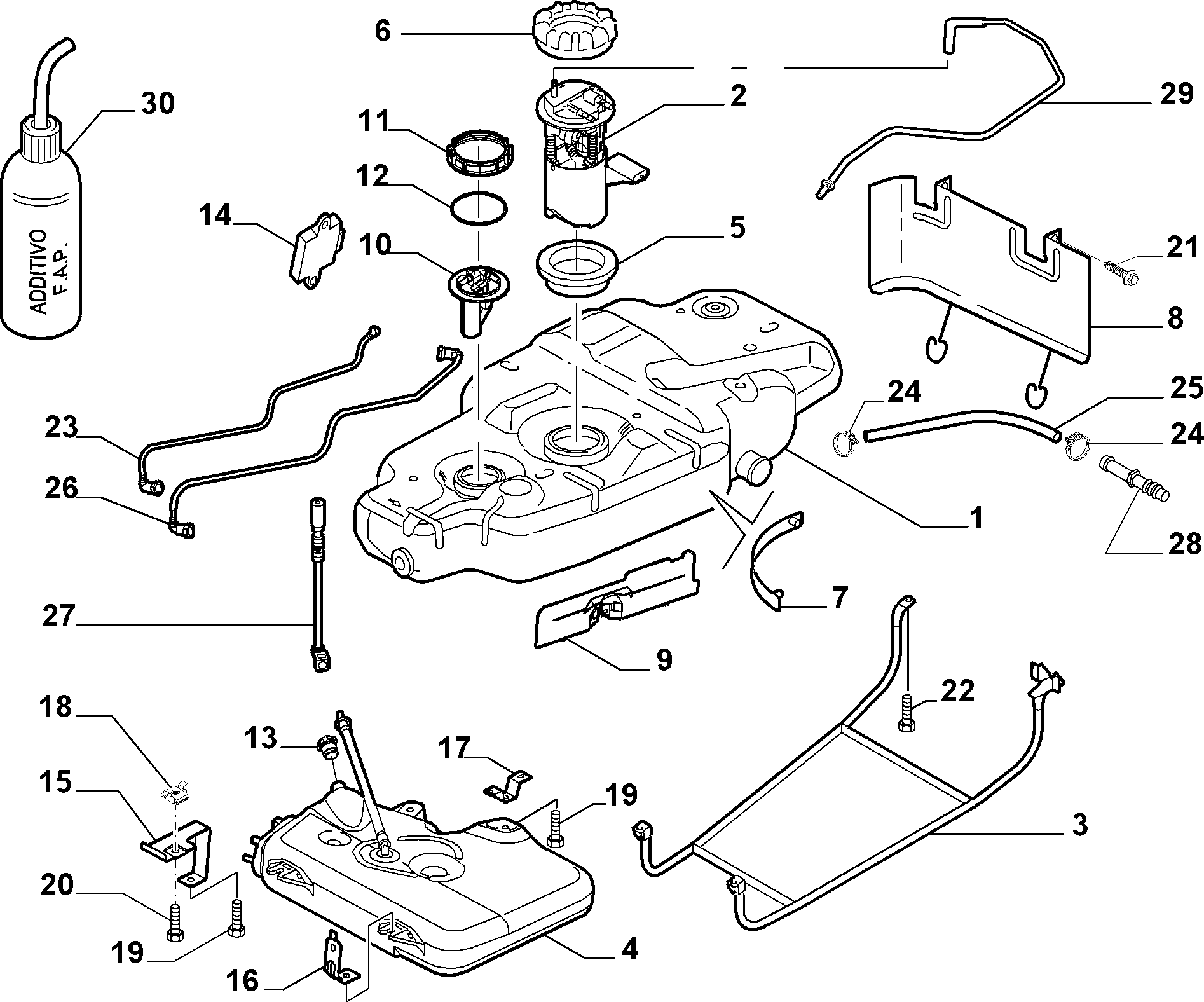 Lancia 9409736980 - ADDITIVE vvparts.bg