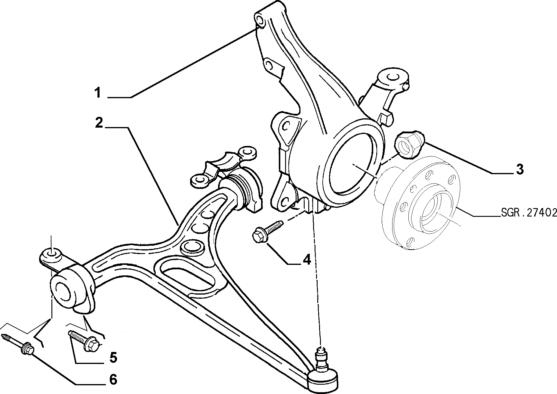 PEUGEOT 93501487 - Тампон, носач vvparts.bg