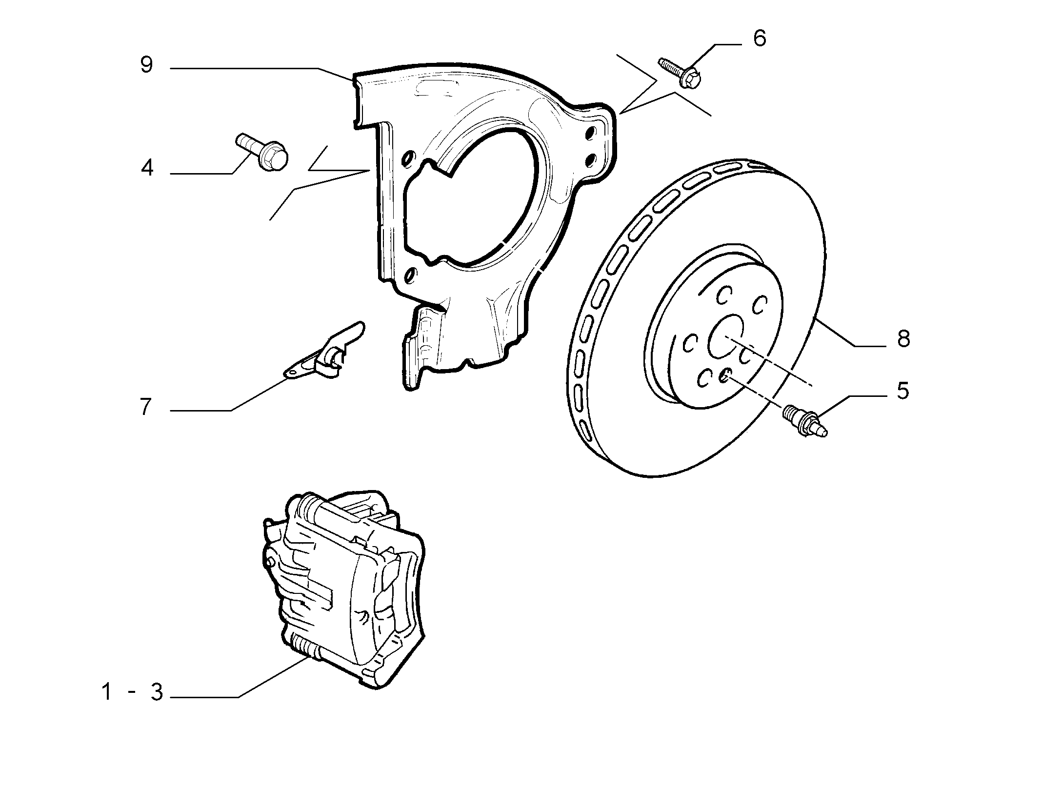 Lancia 1325772080 - Спирачен диск vvparts.bg