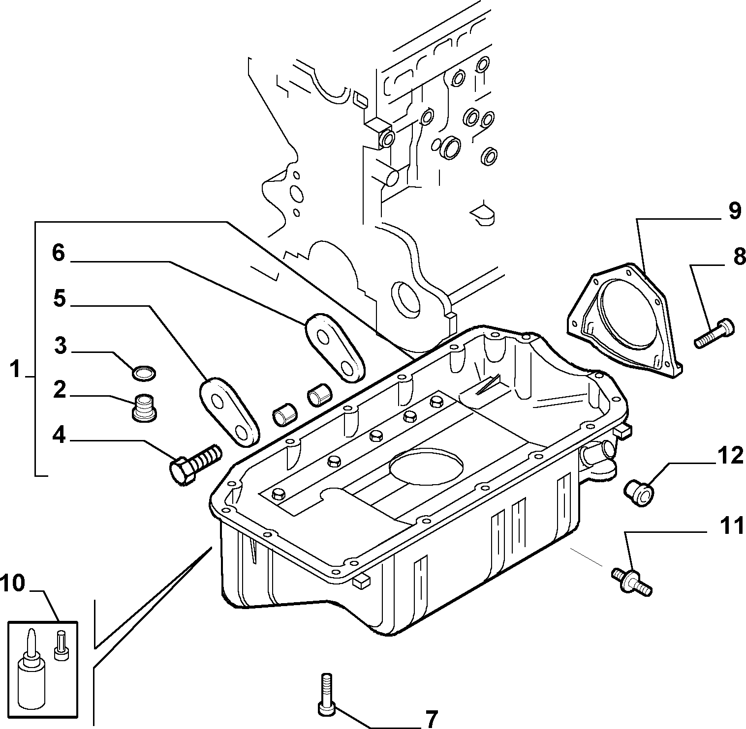 Alfa Romeo 10261660 - Уплътнителен пръстен, пробка за източване на маслото vvparts.bg