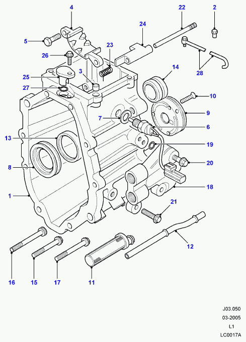 Land Rover 232039 - Уплътнителен пръстен, пробка за източване на маслото vvparts.bg