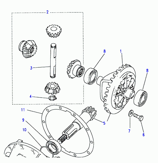 REDAELLI RICAMBI 7-316 - Gasket-differential housing to axle case vvparts.bg