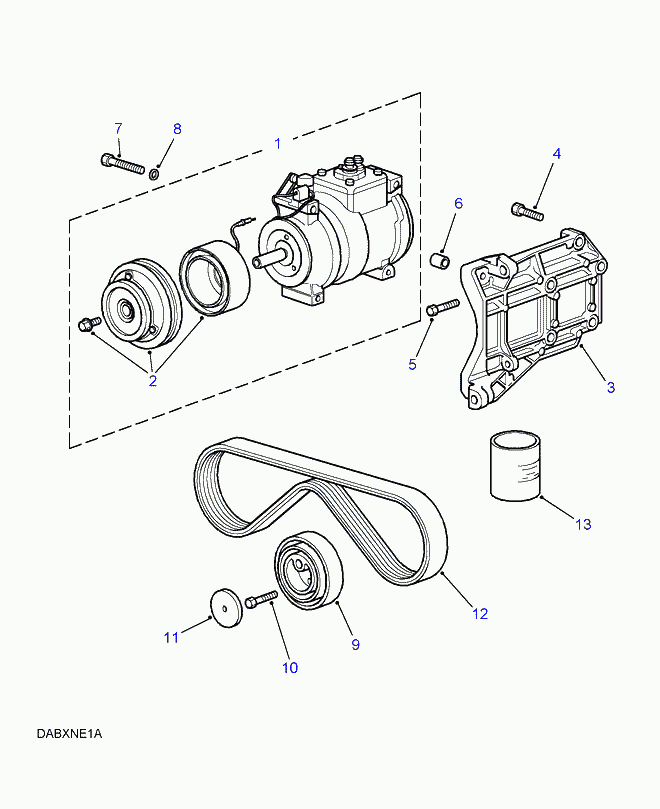 MG STC 2326 - Пистов ремък vvparts.bg