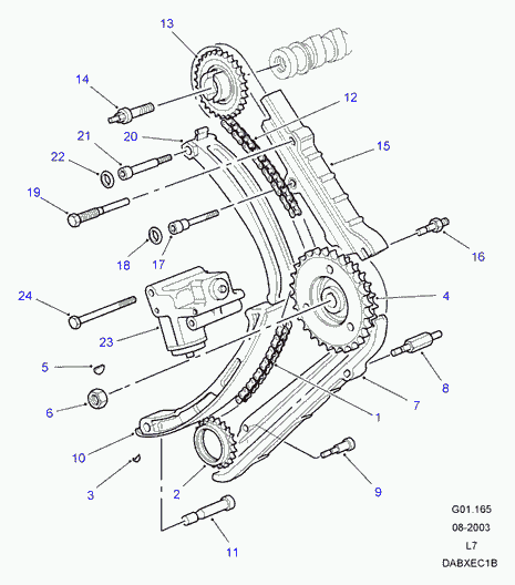 Land Rover STC2280 - Направляваща шина (плъзгач), ангренажна верига vvparts.bg