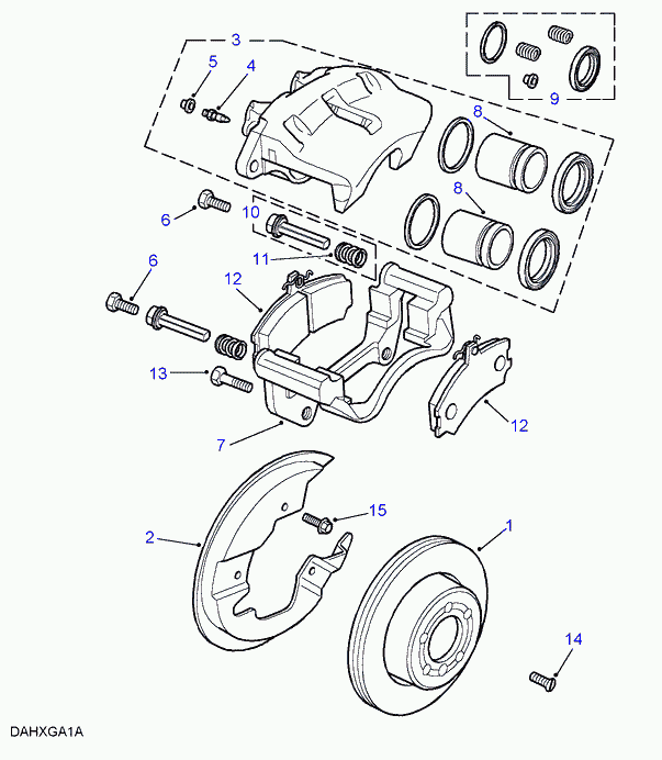 Land Rover STC1916 - Спирачен апарат vvparts.bg