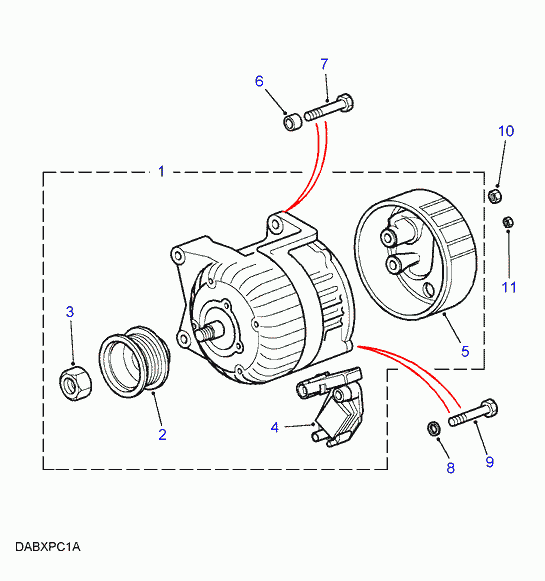 Rover STC2227 - Генератор vvparts.bg