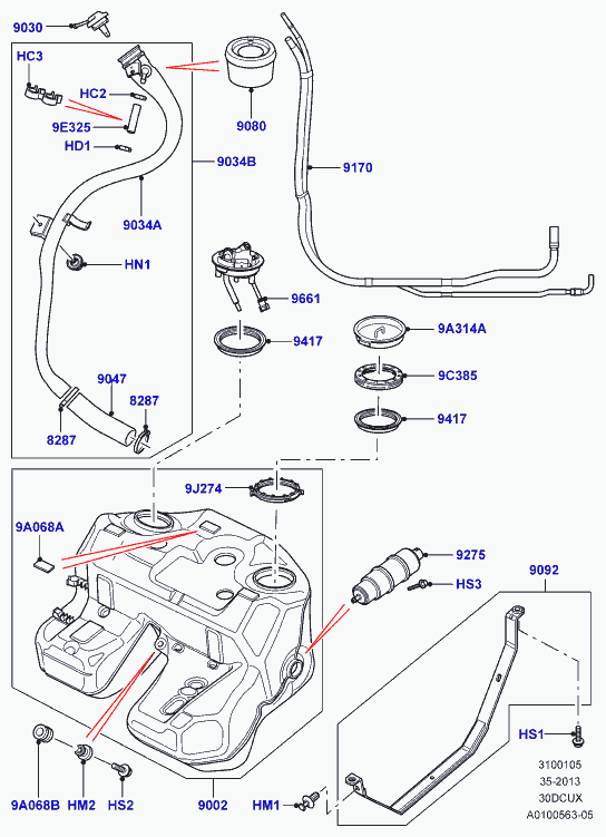 ROVER/AUSTIN WFX000180 - Горивна помпа vvparts.bg