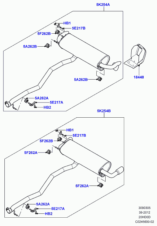 FORD LR000593 - Държач, гърне vvparts.bg