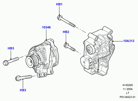 ROVER/AUSTIN LR008860 - Генератор vvparts.bg