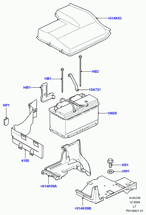 Land Rover YGD500190 - Стартов акумулатор vvparts.bg