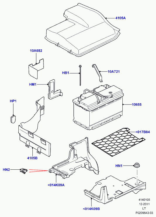 Land Rover LR033179 - Стартов акумулатор vvparts.bg