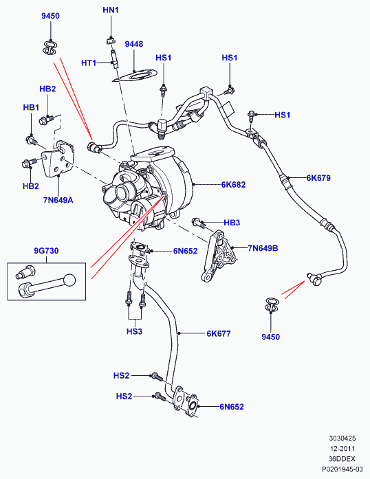 BorgWarner LR021043 - Turbocharger, RH, Before Ordering Please Check For Service Excha vvparts.bg