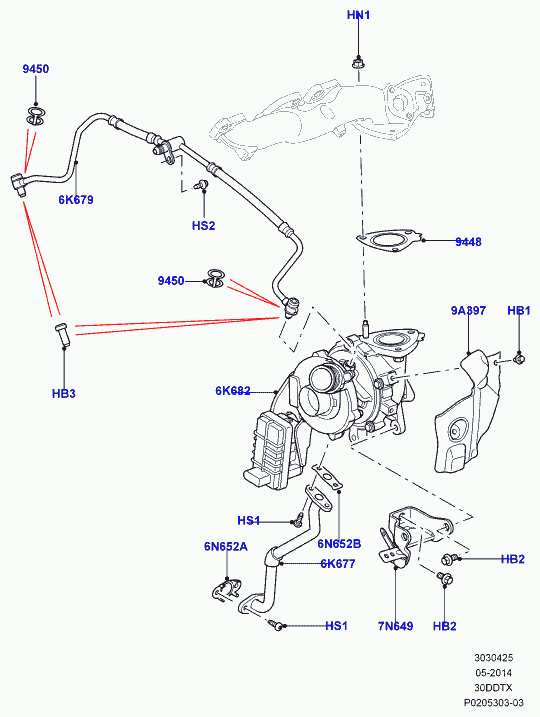 Western Star LR029915 - Turbocharger, LH, Before Ordering Please Check For Service Excha vvparts.bg