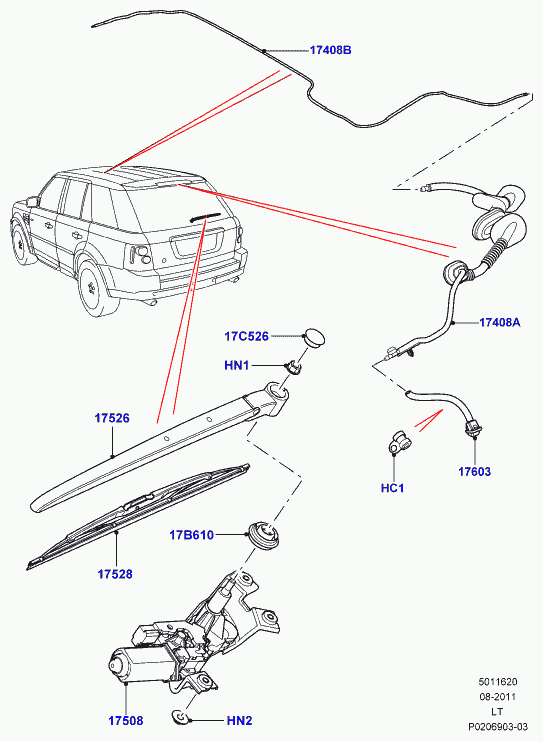 Rover DKB 5007 10 - Перо на чистачка vvparts.bg