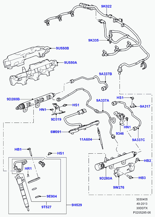 Rover LR032818 - Топлинен дфлектор, инжекционна система vvparts.bg