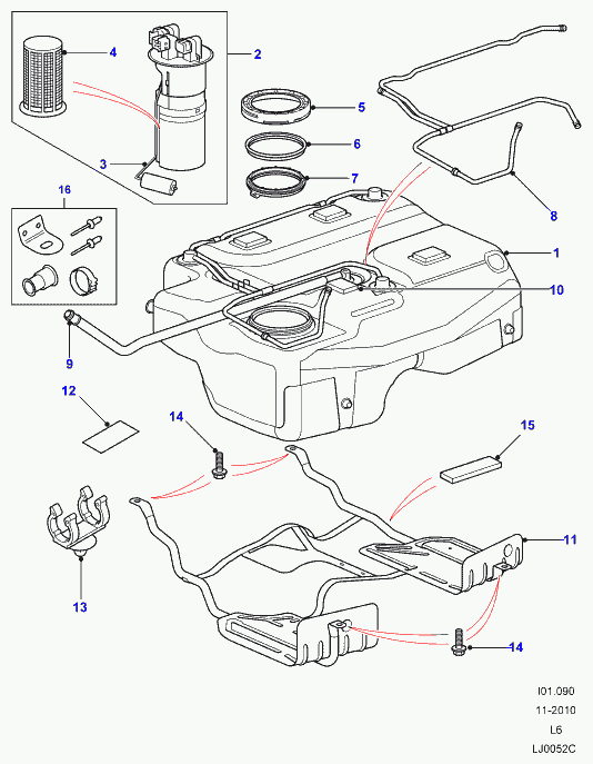 Rover WFL000010 - Горивен филтър vvparts.bg