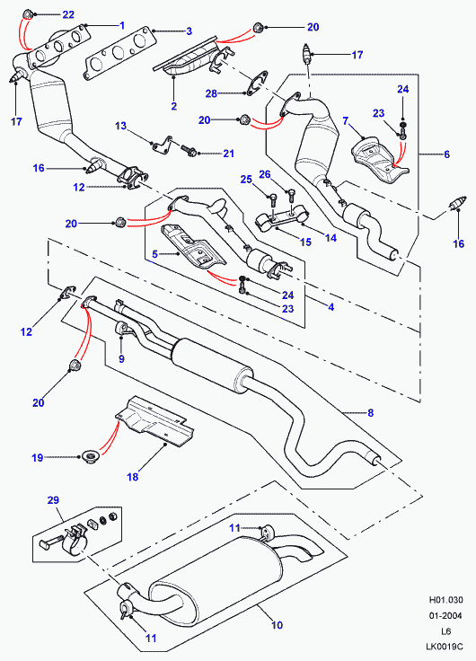 Austin MHK 100940 - Ламбда-сонда vvparts.bg