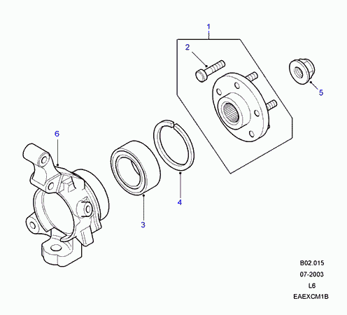 MG RFC000010 - Комплект колесен лагер vvparts.bg